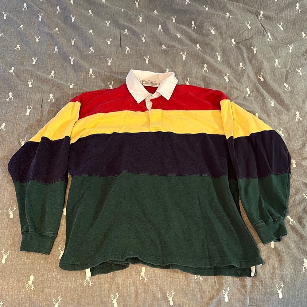 John Ashford rugby style jersey. Large. New just don’t wear